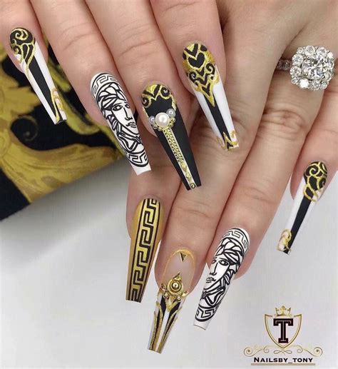 versace nails balmain